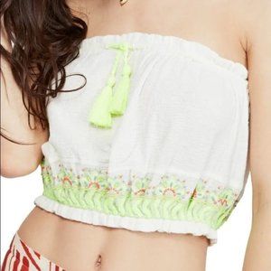 Free People No More Tiers Tube Top in Ivory